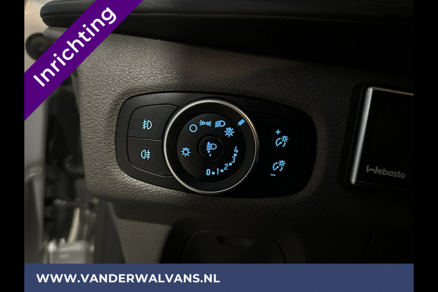 Ford Transit Custom 2.0 TDCI 130 pk L1H1 inrichting Euro6 Airco | Camera | LED | Apple Carplay | Cruisecontrol Parkeersensoren, Bijrijdersbank, 2500kg trekvermogen, stoelverwarming, verwarmde voorruit