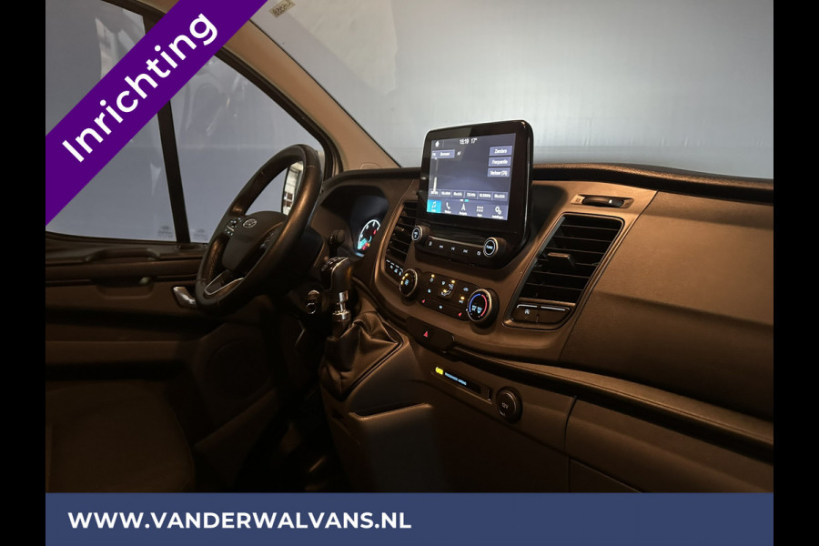 Ford Transit Custom 2.0 TDCI 130 pk L1H1 inrichting Euro6 Airco | Camera | LED | Apple Carplay | Cruisecontrol Parkeersensoren, Bijrijdersbank, 2500kg trekvermogen, stoelverwarming, verwarmde voorruit