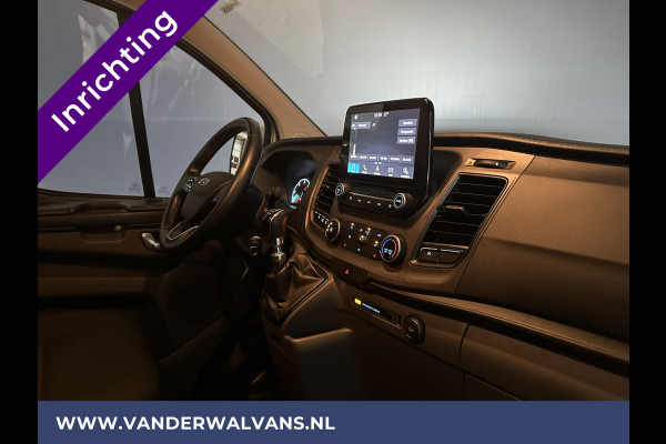 Ford Transit Custom 2.0 TDCI 130 pk L1H1 inrichting Euro6 Airco | Camera | LED | Apple Carplay | Cruisecontrol Parkeersensoren, Bijrijdersbank, 2500kg trekvermogen, stoelverwarming, verwarmde voorruit