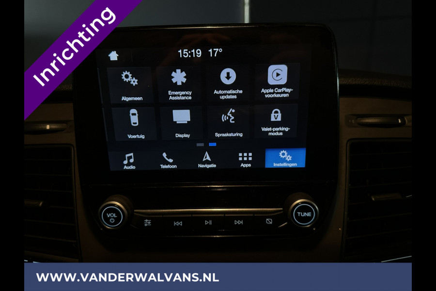 Ford Transit Custom 2.0 TDCI 130 pk L1H1 inrichting Euro6 Airco | Camera | LED | Apple Carplay | Cruisecontrol Parkeersensoren, Bijrijdersbank, 2500kg trekvermogen, stoelverwarming, verwarmde voorruit