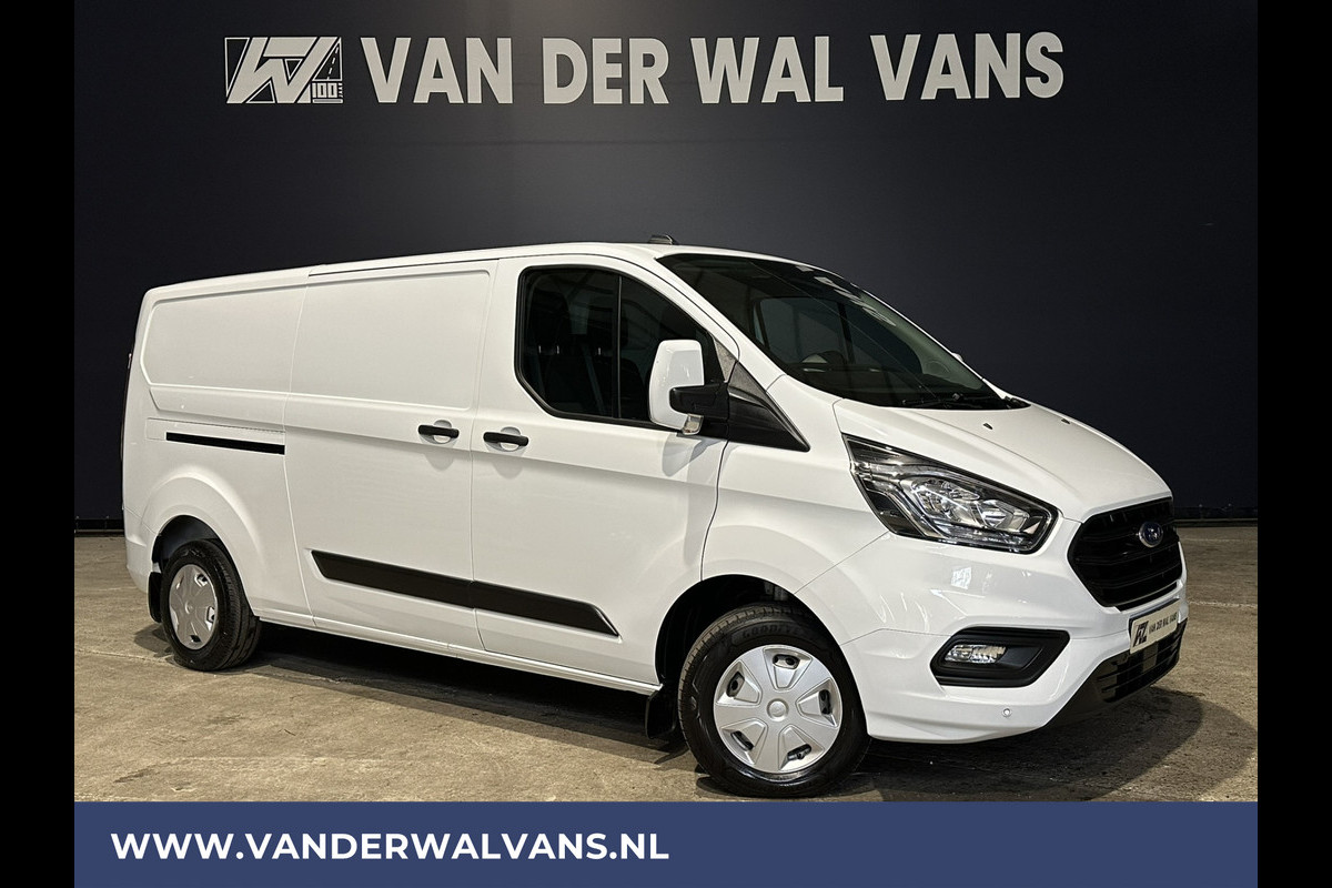 Ford Transit Custom 2.0 TDCI 131pk L2H1 Euro6 Airco | LED | Cruisecontrol | Verwarmde voorruit | 2800kg trekvermogen Parkeersensoren, Bijrijdersbank,