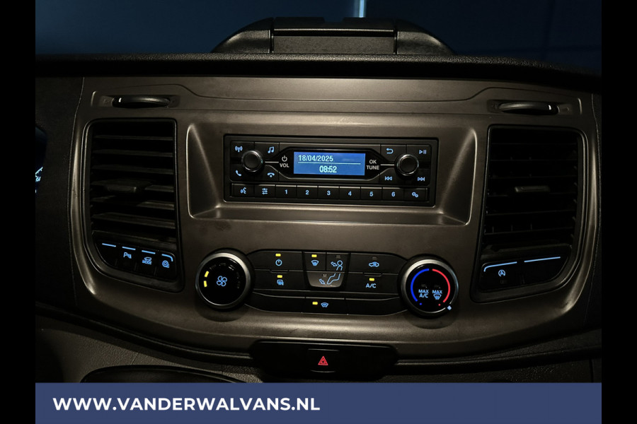 Ford Transit Custom 2.0 TDCI 131pk L2H1 Euro6 Airco | LED | Cruisecontrol | Verwarmde voorruit | 2800kg trekvermogen Parkeersensoren, Bijrijdersbank,