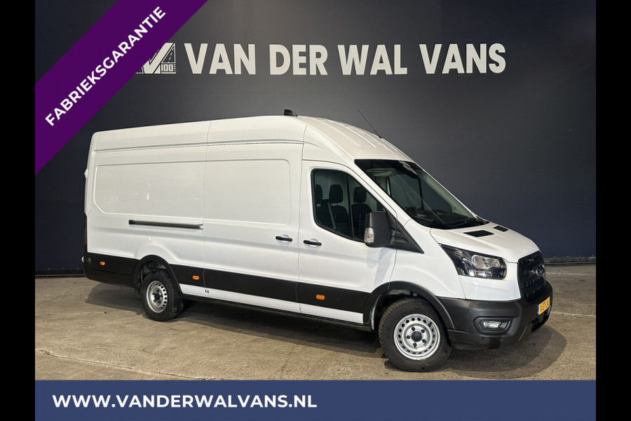 Ford Transit 2.0 TDCI 131pk L4H3 Fabrieksgarantie Euro6 Airco | Camera | Navigatie | Cruisecontrol | Parkeersensoren | Apple Carplay Android Auto, Bijrijdersbank, 2800kg trekvermogen