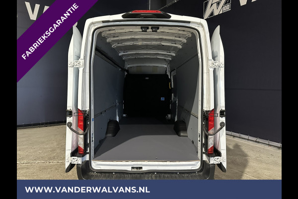 Ford Transit 2.0 TDCI 131pk L4H3 Fabrieksgarantie Euro6 Airco | Camera | Navigatie | Cruisecontrol | Parkeersensoren | Apple Carplay Android Auto, Bijrijdersbank, 2800kg trekvermogen