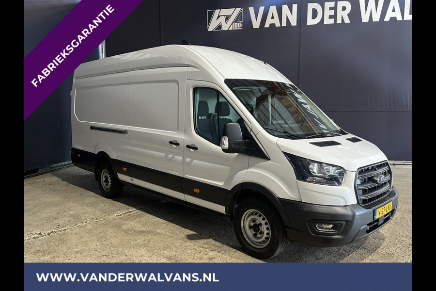 Ford Transit 2.0 TDCI 131pk L4H3 Fabrieksgarantie Euro6 Airco | Camera | Navigatie | Cruisecontrol | Parkeersensoren | Apple Carplay Android Auto, Bijrijdersbank, 2800kg trekvermogen