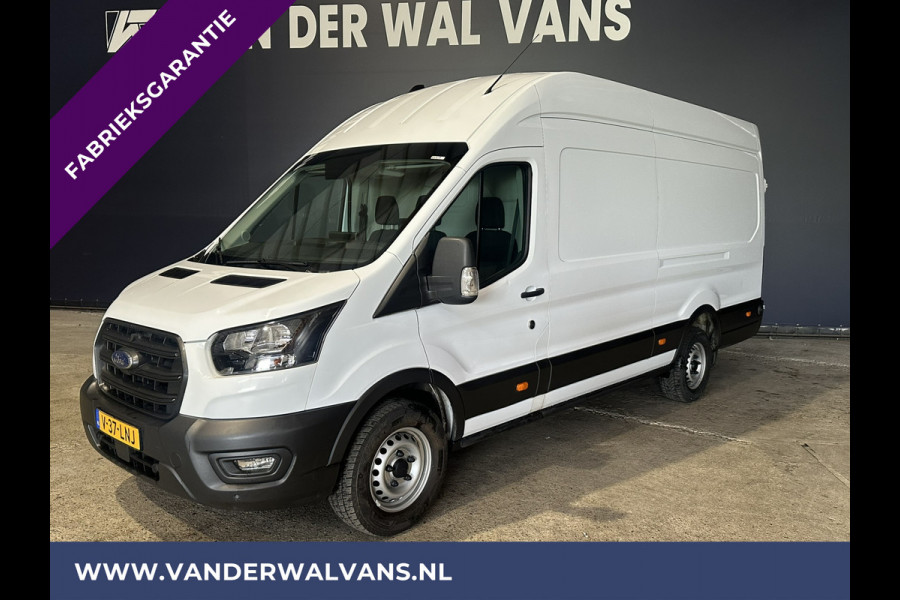 Ford Transit 2.0 TDCI 131pk L4H3 Fabrieksgarantie Euro6 Airco | Camera | Navigatie | Cruisecontrol | Parkeersensoren | Apple Carplay Android Auto, Bijrijdersbank, 2800kg trekvermogen