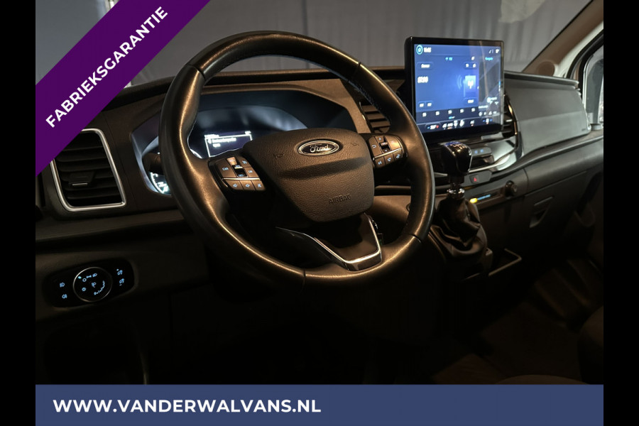 Ford Transit 2.0 TDCI 131pk L4H3 Fabrieksgarantie Euro6 Airco | Camera | Navigatie | Cruisecontrol | Parkeersensoren | Apple Carplay Android Auto, Bijrijdersbank, 2800kg trekvermogen