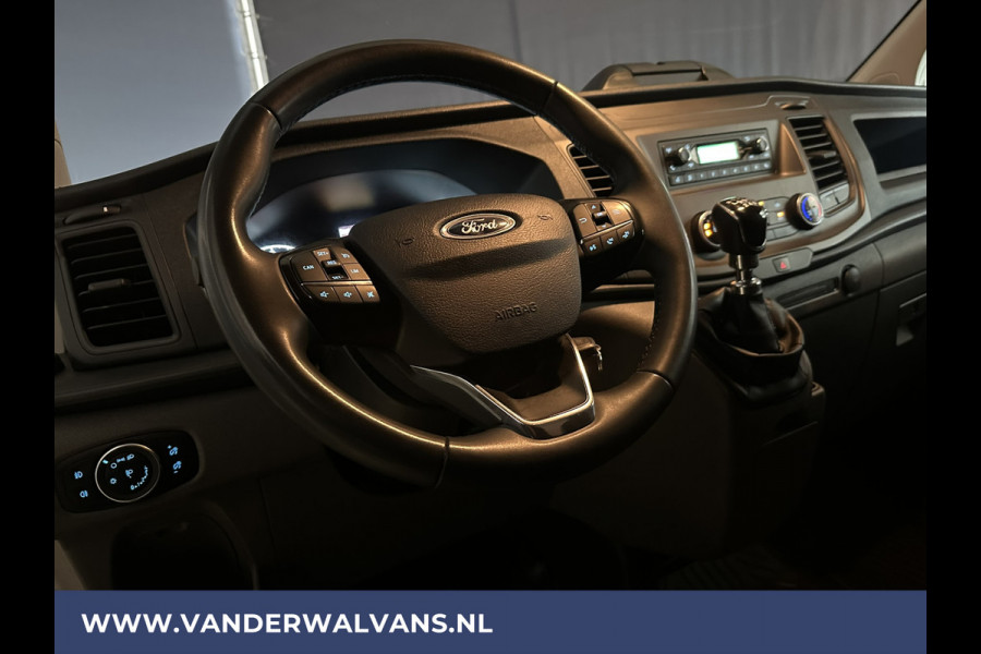 Ford Transit Custom 2.0 TDCI 130 pk L2H1 Euro6 Airco | LED | Cruisecontrol | Verwarmde voorruit | Parkeersensoren Bijrijdersbank, 2800kg trekvermogen