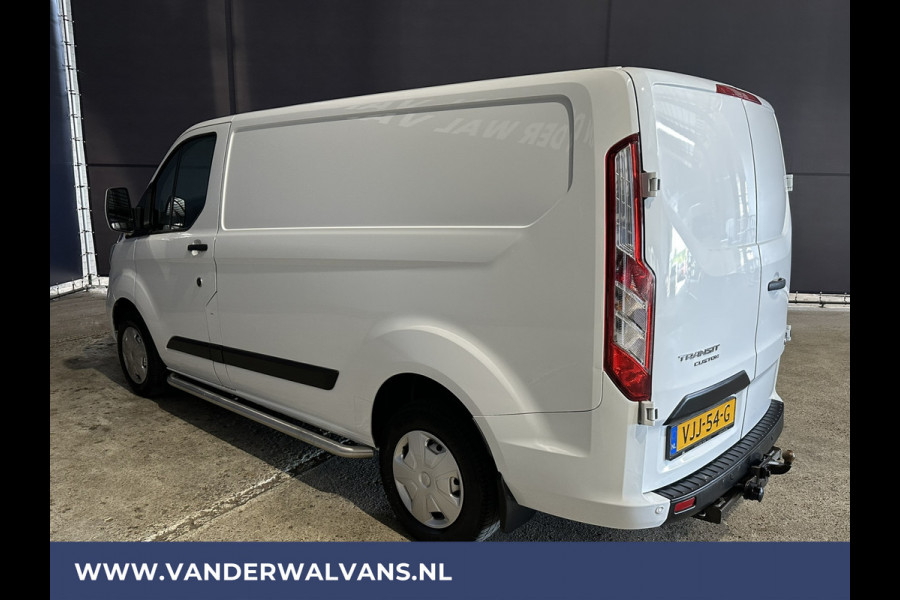 Ford Transit Custom 2.0 TDCI 130pk L1H1 Euro6 Airco | Navigatie | LED | Apple Carplay | 2500kg Trekhaak Android Auto, Cruisecontrol, Sidebars, Verwarmde Voorruit, Bijrijdersbank, Parkeersensoren