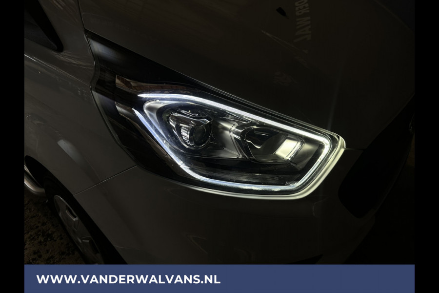 Ford Transit Custom 2.0 TDCI 130pk L1H1 Euro6 Airco | Navigatie | LED | Apple Carplay | 2500kg Trekhaak Android Auto, Cruisecontrol, Sidebars, Verwarmde Voorruit, Bijrijdersbank, Parkeersensoren