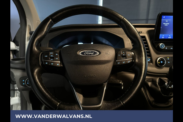 Ford Transit Custom 2.0 TDCI 130pk L1H1 Euro6 Airco | Navigatie | LED | Apple Carplay | 2500kg Trekhaak Android Auto, Cruisecontrol, Sidebars, Verwarmde Voorruit, Bijrijdersbank, Parkeersensoren