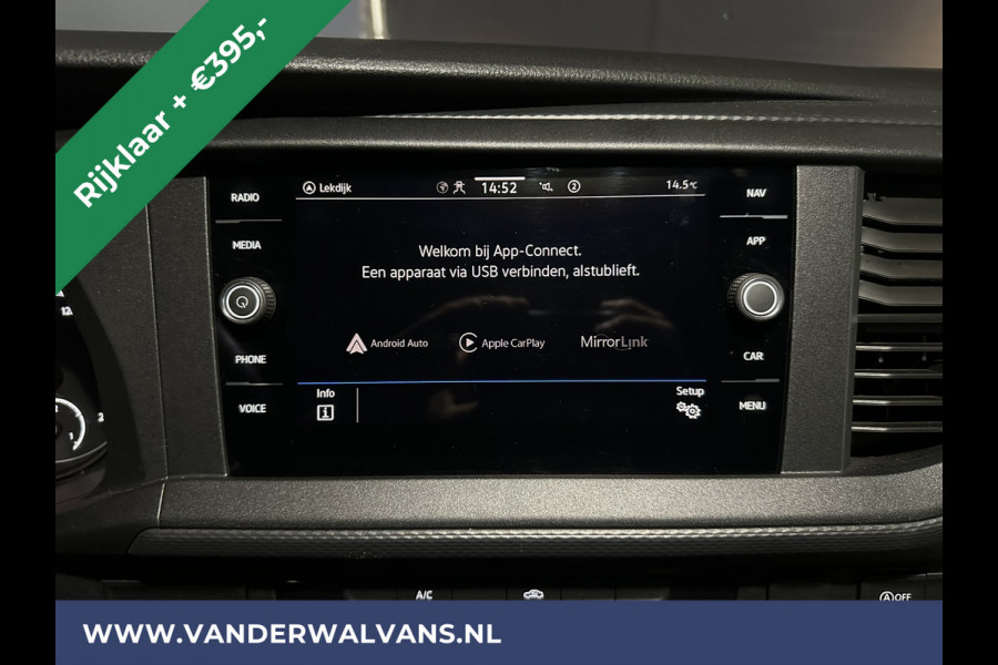 Volkswagen Transporter 2.0 TDI L2H1 Euro6 RIJKLAAR Airco | Navigatie | Apple Carplay | Android Auto | Trekhaak Cruisecontrol, Parkeersensoren