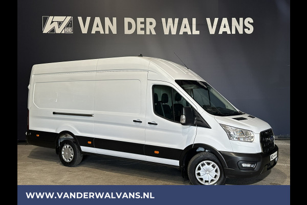 Ford Transit 2.0 TDCI 130pk L4H3 Jumbo Euro6 Airco | Camera | Apple Carplay | Android Auto | Cruisecontrol Verwarmde Voorruit, 270 Graden Achterdeuren, Bijrijdersbank, Parkeersensoren