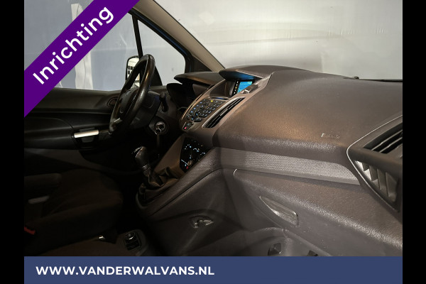Ford Transit Connect 1.5 TDCI 101pk L1H1 inrichting Euro6 Airco | Trekhaak | Cruisecontrol kast, zijdeur