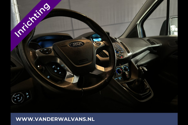 Ford Transit Connect 1.5 TDCI 101pk L1H1 inrichting Euro6 Airco | Trekhaak | Cruisecontrol kast, zijdeur
