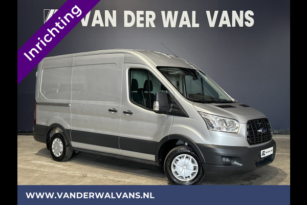 Ford Transit 2.0 TDCI L2H2 inrichting Euro6 Airco | LED | Navigatie | Cruisecontrol | Parkeersensoren | Android Auto Bijrijdersbank
