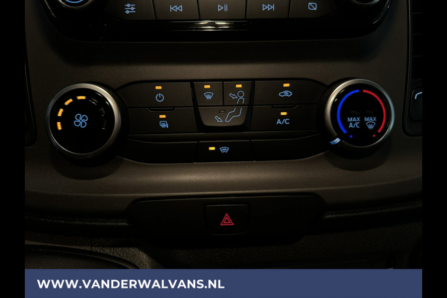 Ford Transit Custom 2.0 TDCI L1H1 Euro6 Airco | Camera | LED | Apple Carplay | Android Auto | 2500kg Trekhaak Cruisecontrol, Parkeersensoren, Verwarmde voorruit, Dakdragers, Bijrijdersbank