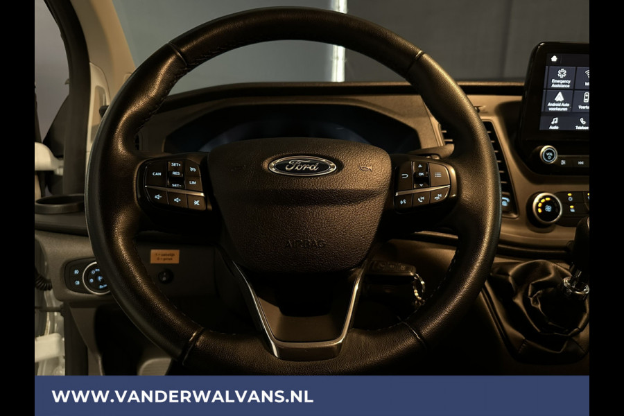 Ford Transit Custom 2.0 TDCI L1H1 Euro6 Airco | Camera | LED | Apple Carplay | Android Auto | 2500kg Trekhaak Cruisecontrol, Parkeersensoren, Verwarmde voorruit, Dakdragers, Bijrijdersbank