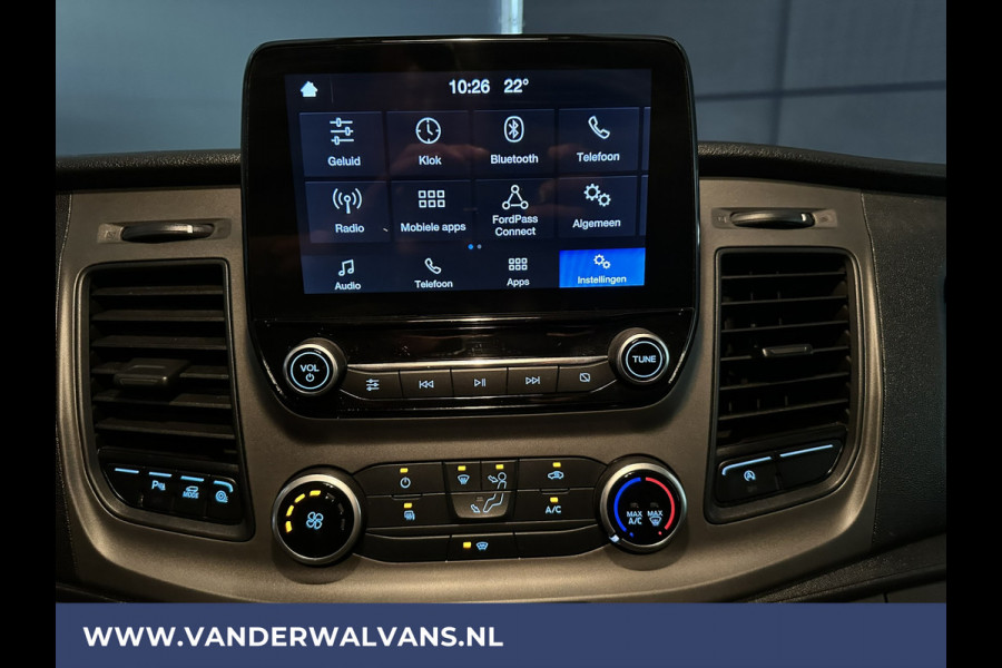 Ford Transit Custom 2.0 TDCI L1H1 Euro6 Airco | Camera | LED | Apple Carplay | Android Auto | 2500kg Trekhaak Cruisecontrol, Parkeersensoren, Verwarmde voorruit, Dakdragers, Bijrijdersbank