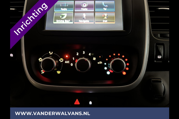 Renault Trafic 2.0 dCi 120pk L2H1 inrichting Euro6 Airco | Navigatie | LED | Camera | Cruisecontrol | Trekhaak Parkeersensoren, Bijrijdersbank