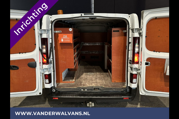 Renault Trafic 2.0 dCi 120pk L2H1 inrichting Euro6 Airco | Navigatie | LED | Camera | Cruisecontrol | Trekhaak Parkeersensoren, Bijrijdersbank
