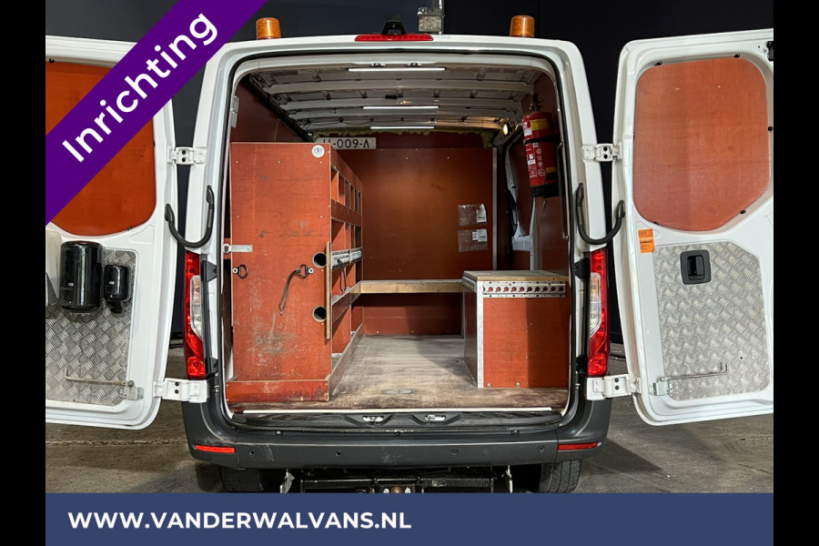 Mercedes-Benz Sprinter 316 CDI 164pk L2H1 inrichting Euro6 Airco | 2800kg trekhaak | Omvormer | Camera Cruisecontrol, Parkeersensoren
