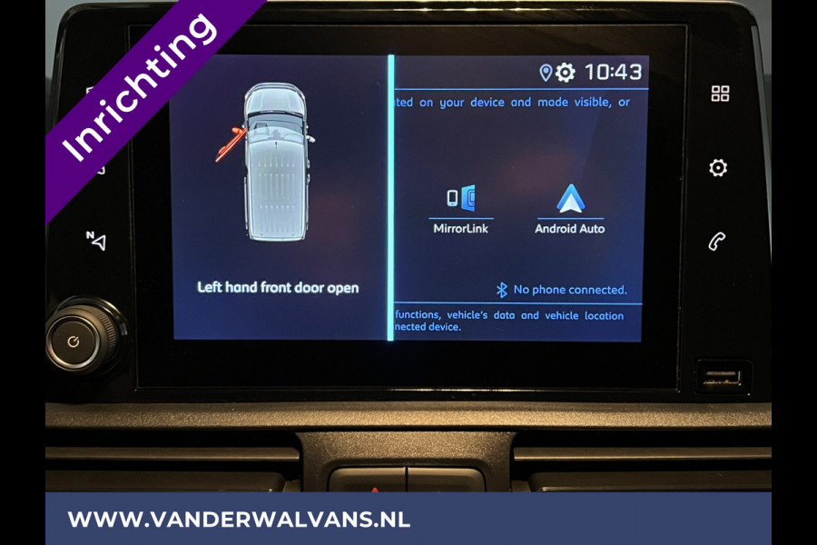 Peugeot Partner 1.5 BlueHDI 102pk L1H1 inrichting Euro6 Airco | Cruisecontrol | Trekhaak | Parkeersensoren Android auto