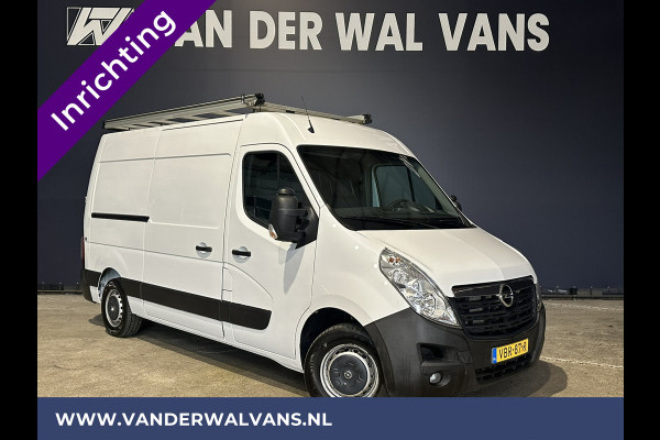 Opel Movano 2.3 CDTI 146pk L2H2 inrichting Euro6 Airco | Imperiaal | Omvormer | Camera | 2500kg Trekhaak Navigatie, Cruisecontrol, Trap, Parkeersensoren, Bijrijdersbank