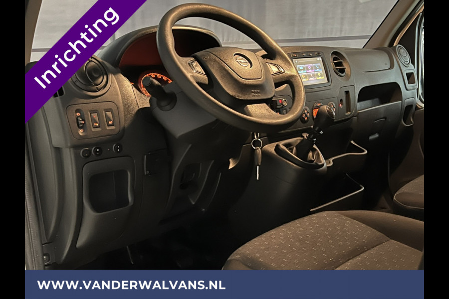 Opel Movano 2.3 CDTI 146pk L2H2 inrichting Euro6 Airco | Imperiaal | Omvormer | Camera | 2500kg Trekhaak Navigatie, Cruisecontrol, Trap, Parkeersensoren, Bijrijdersbank