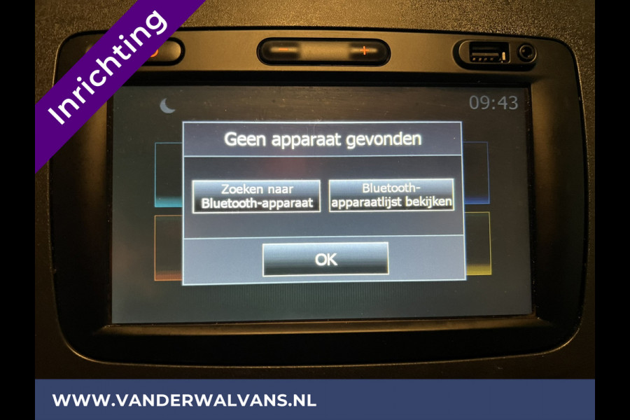 Opel Movano 2.3 CDTI 146pk L2H2 inrichting Euro6 Airco | Imperiaal | Omvormer | Camera | 2500kg Trekhaak Navigatie, Cruisecontrol, Trap, Parkeersensoren, Bijrijdersbank