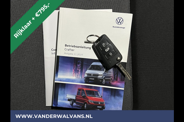 Volkswagen Crafter 2.0 TDI Automaat L4H3 L3H2 RIJKLAAR Euro6 Airco | Navigatie | Cruisecontrol | Camera apple carplay, android auto, parkeersensoren, bijrijdersbank, 270 gr. achterdeuren