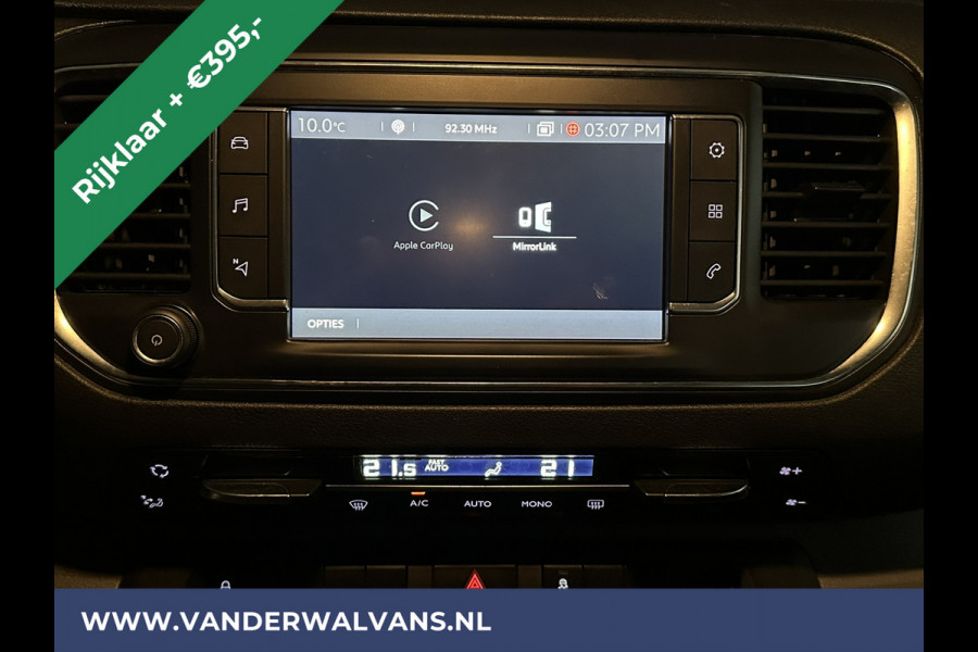 Citroën Jumpy 2.0 BlueHDI **MARGE, GEEN BTW** 123pk L3H1 XL Dubbele cabine Euro6 RIJKLAAR Airco | Apple Carplay Navigatie, Cruisecontrol, 2500kg Trekhaak, Parkeersensoren, 5-Zits, lichtmetalen velgen