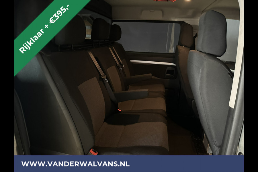 Citroën Jumpy 2.0 BlueHDI **MARGE, GEEN BTW** 123pk L3H1 XL Dubbele cabine Euro6 RIJKLAAR Airco | Apple Carplay Navigatie, Cruisecontrol, 2500kg Trekhaak, Parkeersensoren, 5-Zits, lichtmetalen velgen