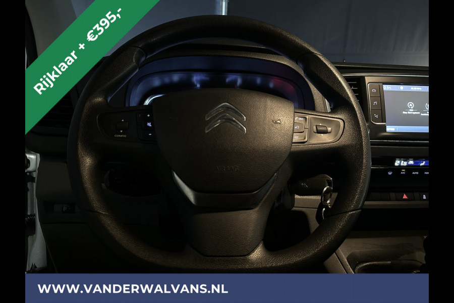 Citroën Jumpy 2.0 BlueHDI **MARGE, GEEN BTW** 123pk L3H1 XL Dubbele cabine Euro6 RIJKLAAR Airco | Apple Carplay Navigatie, Cruisecontrol, 2500kg Trekhaak, Parkeersensoren, 5-Zits, lichtmetalen velgen