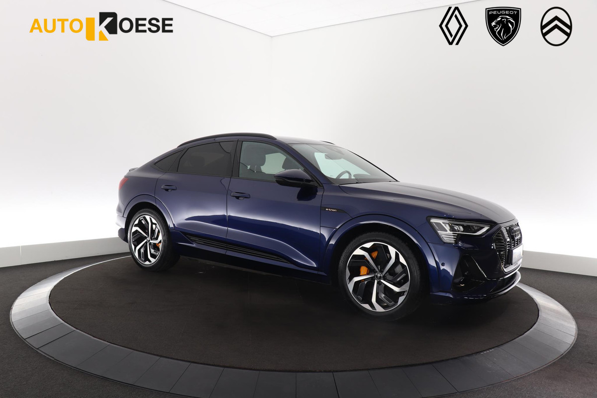 Audi e-tron Sportback 55 Quattro S Edition 95 kWh | Head-Up Display | Luchtvering | Elektronische Kofferklep | Camera Audi e-tron Sportback 55 Quattro S Edition 95 kWh | Head-Up Display | Luchtvering | Elektronische Kofferklep | Camera