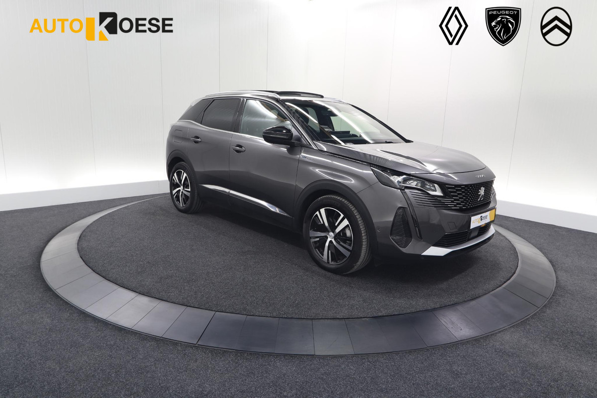 Peugeot 3008 HYbrid4 300 GT | Elektrisch Panoramadak | Dodehoekdetectie | Camera | Navigatie Peugeot 3008 HYbrid4 300 GT | Elektrisch Panoramadak | Dodehoekdetectie | Camera | Navigatie