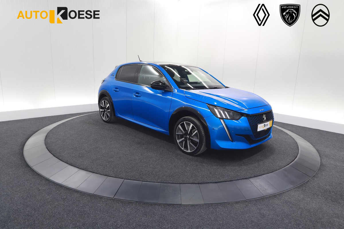 Peugeot e-208 EV GT Pack 50 kWh | 3 Fase | Camera | Panoramadak | Dodehoekdetectie | Apple Carplay Peugeot e-208 EV GT Pack 50 kWh | 3 Fase | Camera | Panoramadak | Dodehoekdetectie | Apple Carplay