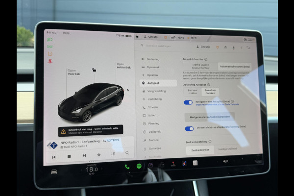 Tesla Model 3 Long Range RWD 75 kWh 1e Eigenaar,Autopilot,Panodak,BTW Auto,Leder,360 Camera,NL Auto,N.A.P,Nieuwe APK bij Aflevering