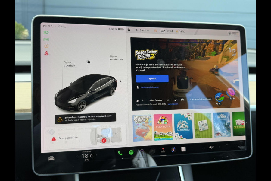 Tesla Model 3 Long Range RWD 75 kWh 1e Eigenaar,Autopilot,Panodak,BTW Auto,Leder,360 Camera,NL Auto,N.A.P,Nieuwe APK bij Aflevering