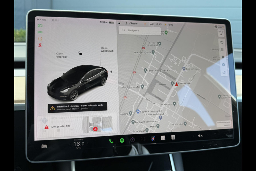 Tesla Model 3 Long Range RWD 75 kWh 1e Eigenaar,Autopilot,Panodak,BTW Auto,Leder,360 Camera,NL Auto,N.A.P,Nieuwe APK bij Aflevering