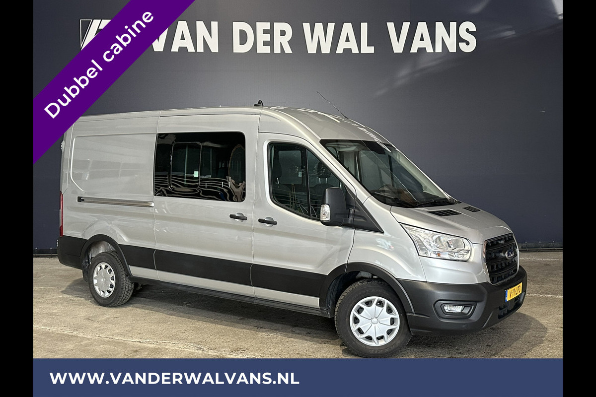 Ford Transit 2.0 TDCI 131pk L3H2 Dubbele Cabine Euro6 Airco | 6-zits | 2500kg Trekhaak | Cruisecontrol | Parkeersensoren Verwarmde voorruit Ford Transit 2.0 TDCI 131pk L3H2 Dubbele Cabine Euro6 Airco | 6-zits | 2500kg Trekhaak | Cruisecontrol | Parkeersensoren Verwarmde voorruit