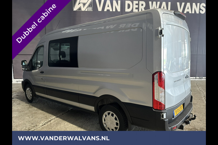 Ford Transit 2.0 TDCI 131pk L3H2 Dubbele Cabine Euro6 Airco | 6-zits | 2500kg Trekhaak | Cruisecontrol | Parkeersensoren Verwarmde voorruit