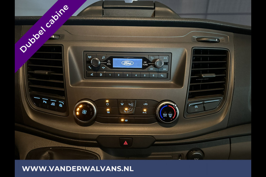 Ford Transit 2.0 TDCI 131pk L3H2 Dubbele Cabine Euro6 Airco | 6-zits | 2500kg Trekhaak | Cruisecontrol | Parkeersensoren Verwarmde voorruit