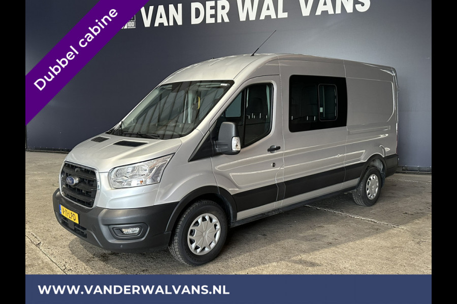 Ford Transit 2.0 TDCI 131pk L3H2 Dubbele Cabine Euro6 Airco | 6-zits | 2500kg Trekhaak | Cruisecontrol | Parkeersensoren Verwarmde voorruit