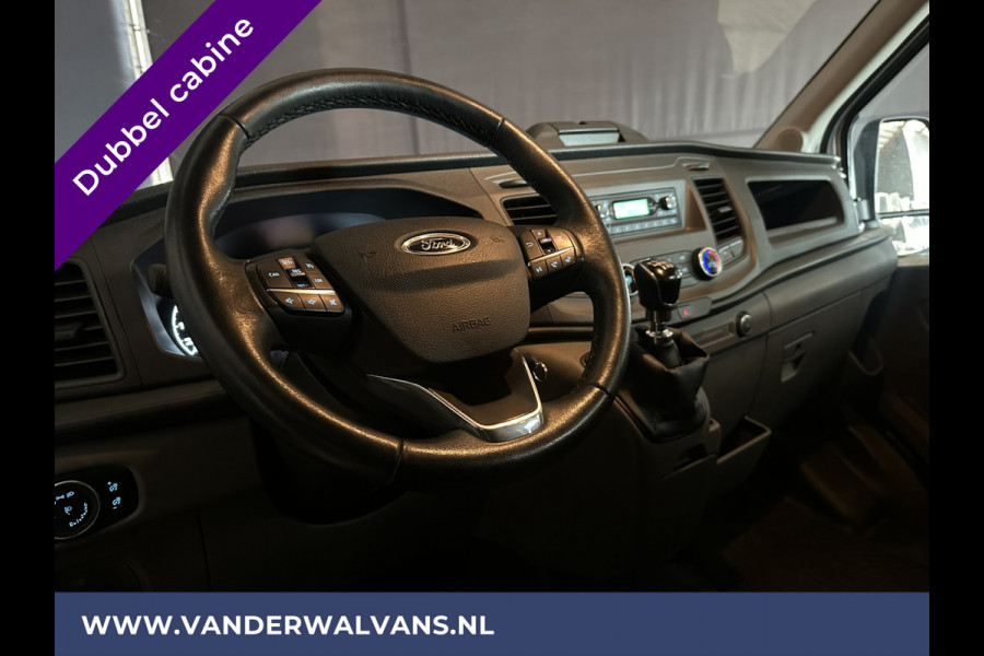 Ford Transit 2.0 TDCI 131pk L3H2 Dubbele Cabine Euro6 Airco | 6-zits | 2500kg Trekhaak | Cruisecontrol | Parkeersensoren Verwarmde voorruit