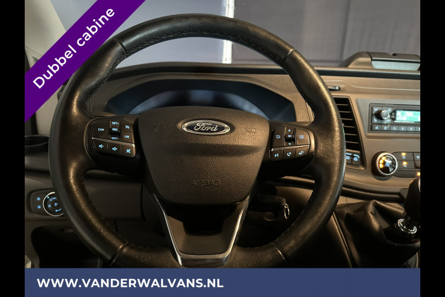 Ford Transit 2.0 TDCI 131pk L3H2 Dubbele Cabine Euro6 Airco | 6-zits | 2500kg Trekhaak | Cruisecontrol | Parkeersensoren Verwarmde voorruit