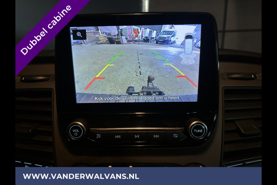 Ford Transit Custom 2.0 TDCI 130pk L2H1 Dubbele Cabine Euro6 Airco | Camera | LED | Apple Carplay | 5-Zits | Dakdragers Isofix, Android Auto, Cruisecontrol, 2800kg Trekhaak, Parkeersensoren, Stoelverwarming, Verwarmde voorruit
