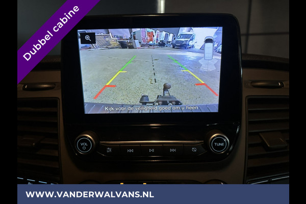 Ford Transit Custom 2.0 TDCI 130pk L2H1 Dubbele Cabine Euro6 Airco | Camera | LED | Apple Carplay | 5-Zits | Dakdragers Isofix, Android Auto, Cruisecontrol, 2800kg Trekhaak, Parkeersensoren, Stoelverwarming, Verwarmde voorruit