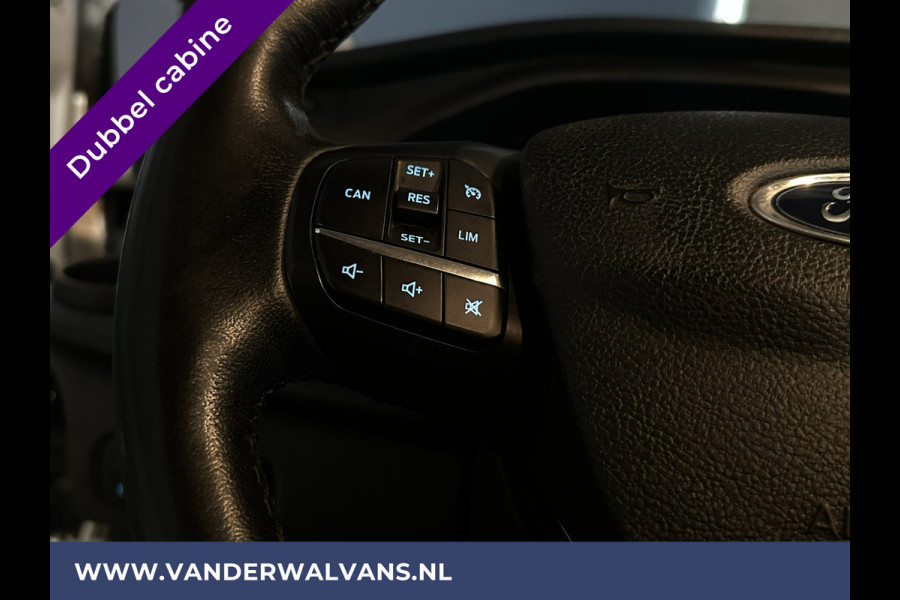 Ford Transit Custom 2.0 TDCI 130pk L2H1 Dubbele Cabine Euro6 Airco | Camera | LED | Apple Carplay | 5-Zits | Dakdragers Isofix, Android Auto, Cruisecontrol, 2800kg Trekhaak, Parkeersensoren, Stoelverwarming, Verwarmde voorruit