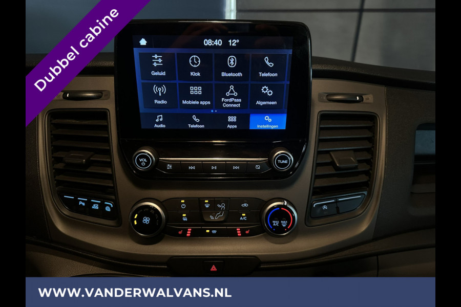 Ford Transit Custom 2.0 TDCI 130pk L2H1 Dubbele Cabine Euro6 Airco | Camera | LED | Apple Carplay | 5-Zits | Dakdragers Isofix, Android Auto, Cruisecontrol, 2800kg Trekhaak, Parkeersensoren, Stoelverwarming, Verwarmde voorruit